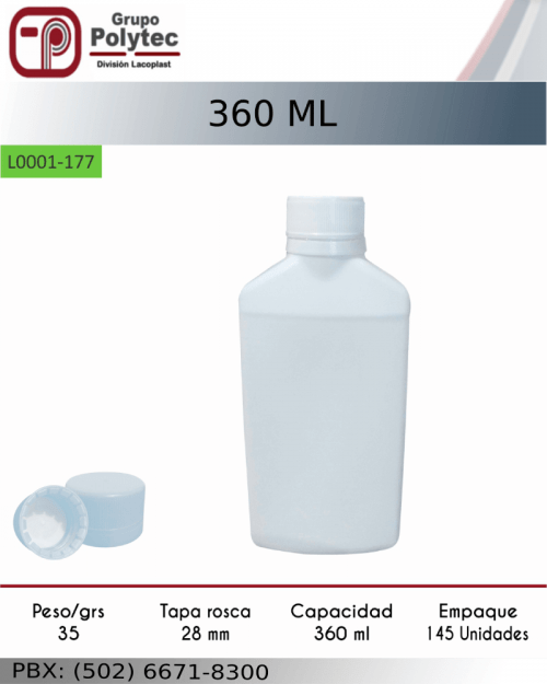 360-ml-venta-distribuidor-bote-lacoplast-envases-plasticos-polytec-fabrica-guatemala-honduras-costa-rica-panama-el-salvador-colombia-mexico