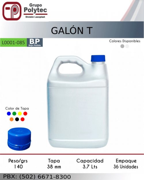 Galón T | 3.7 litros