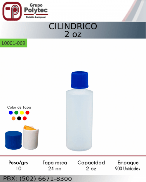 cilindrico-2-oz-venta-distribuidor-bote-lacoplast-envases-plasticos-polytec-fabrica-guatemala-honduras-costa-rica-panama-el-salvador-colombia-mexico