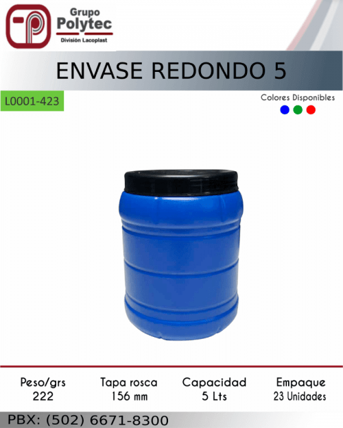 envase-redondo-5-atolero-venta-distribuidor-bidon-lacoplast-envases-plasticos-polytec-fabrica-guatemala-honduras-costa-rica-panama-el-salvador-colombia-mexico