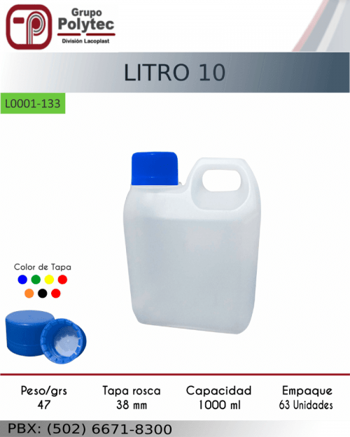 litro-10-venta-distribuidor-bote-lacoplast-envases-plasticos-polytec-fabrica-guatemala-honduras-costa-rica-panama-el-salvador-colombia-mexico