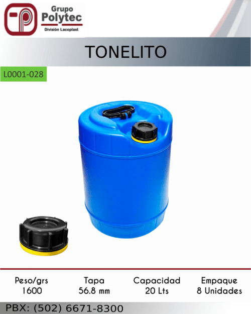 Tonel 20 litros - barril - bidonnes